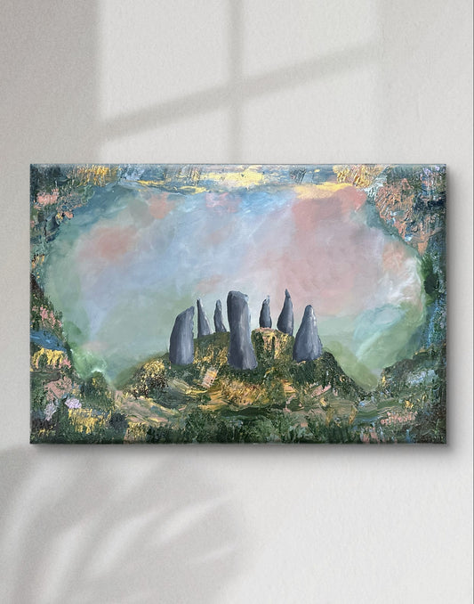 "Standing Stones" Original without frame