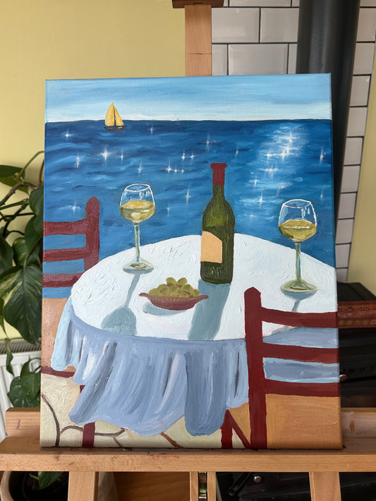 Greek Table with a View