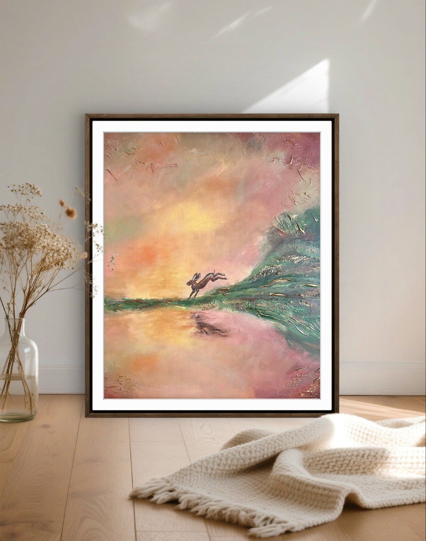 "Leaping Hare" Fine Art Print