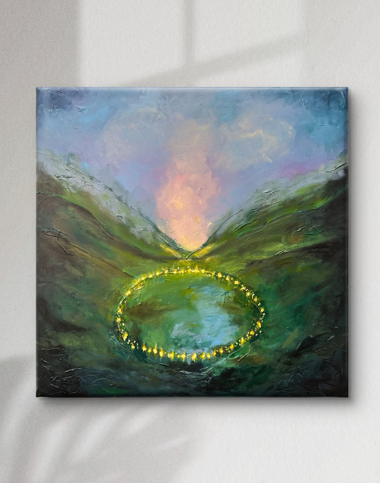"Emerald Fairy Ring" Original Painting