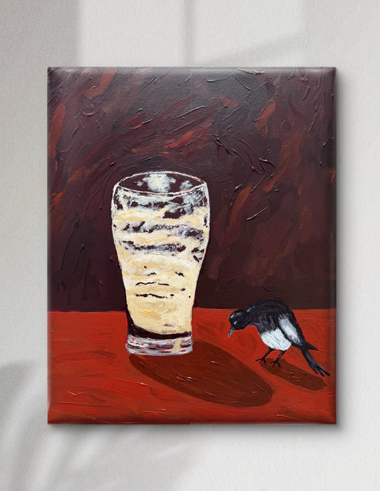 "One For Sorrow" Original Painting