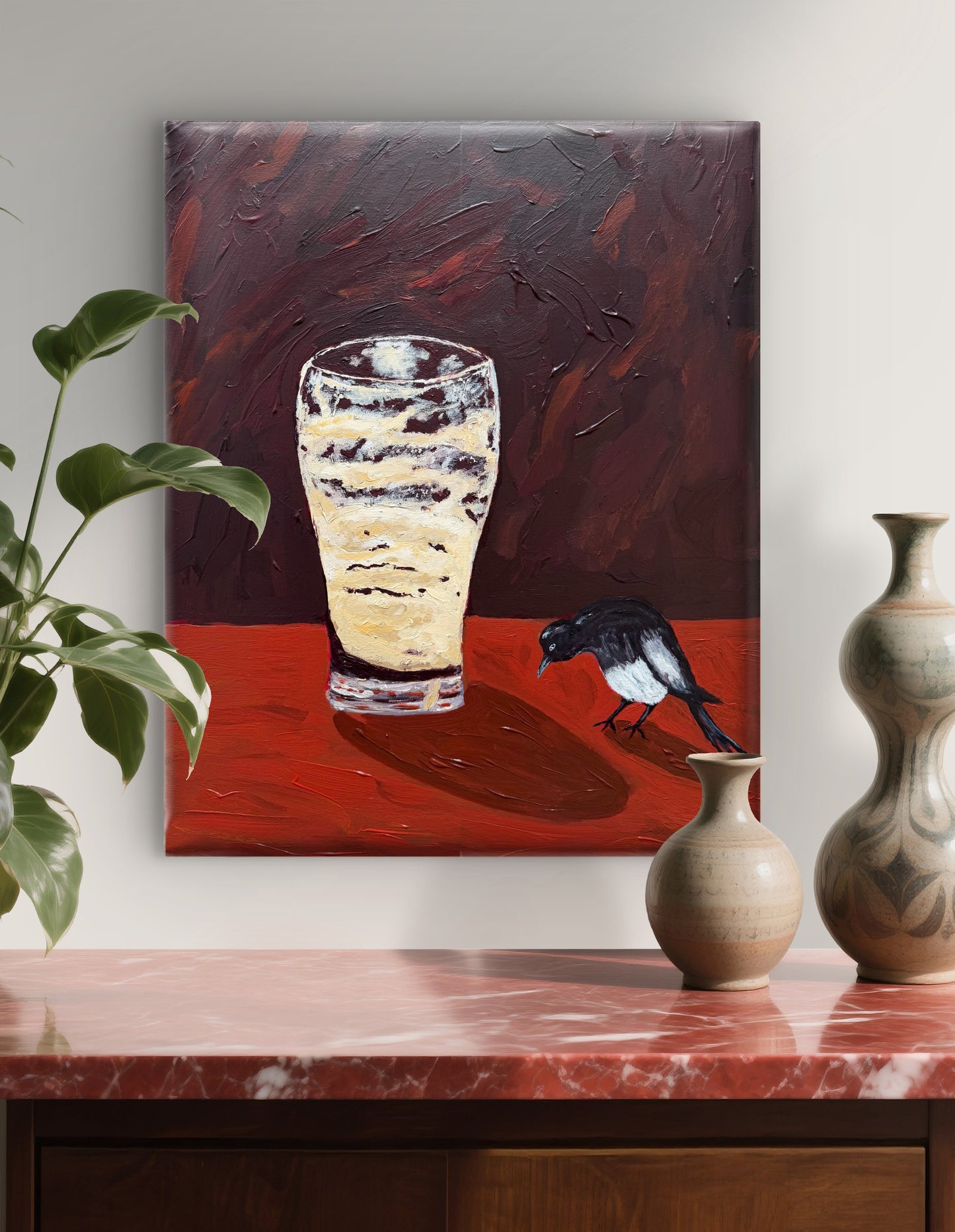 "One For Sorrow" Original Painting