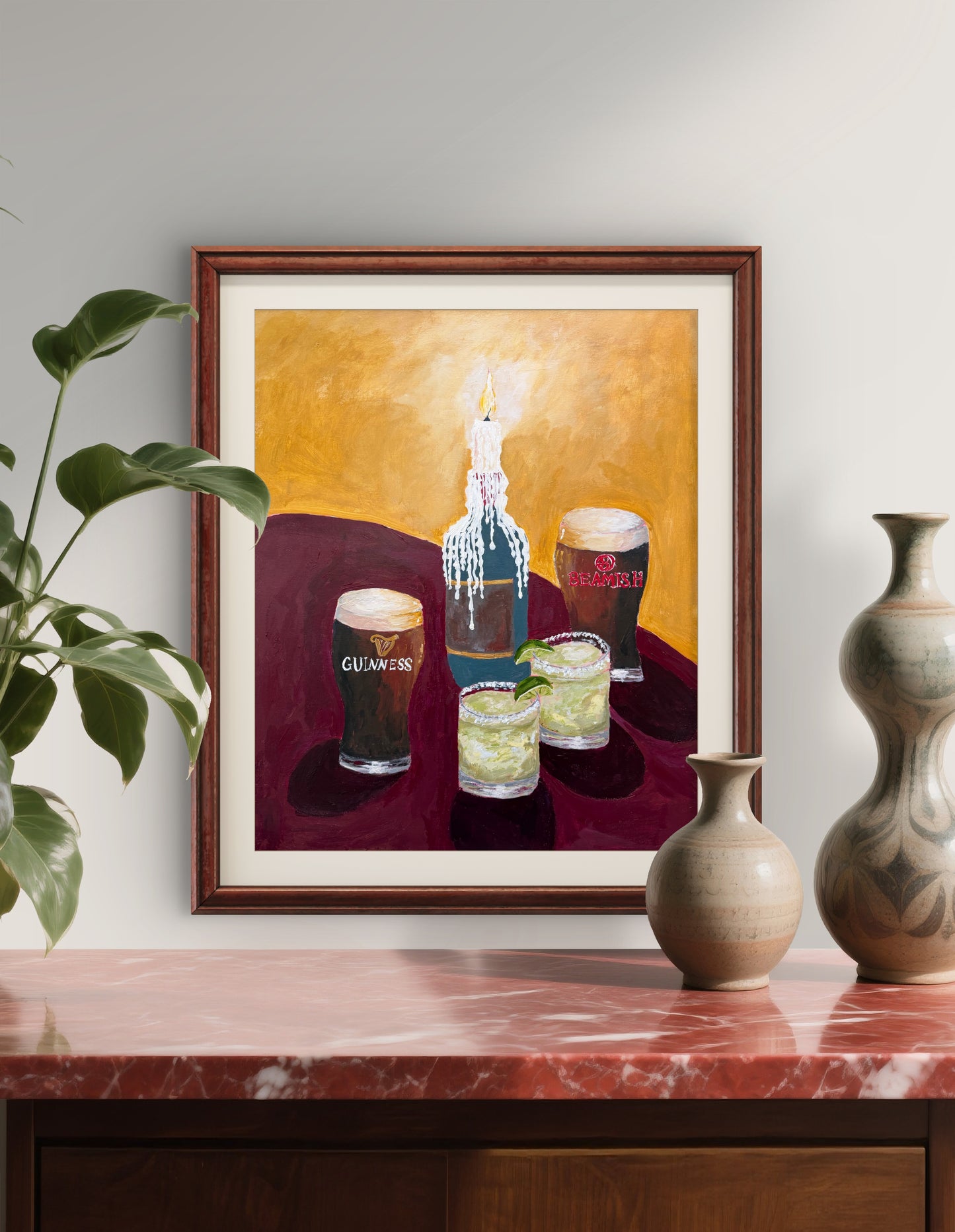 "Two Stouts, Two Limes" Fine Art Print