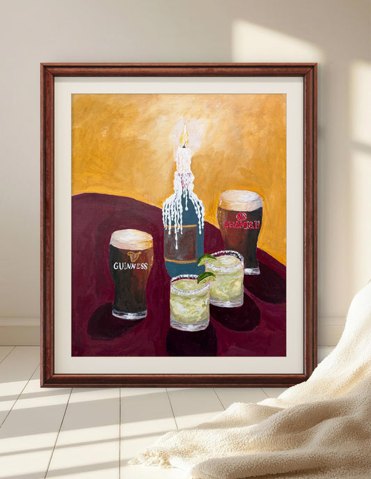 "Two Stouts, Two Limes" Fine Art Print