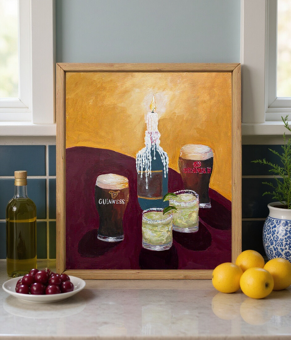 "Two Stouts, Two Limes" Fine Art Print