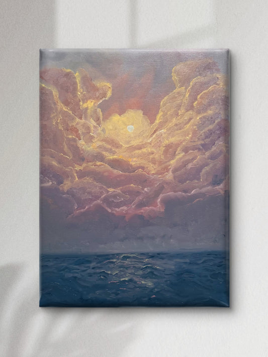 "Breaking Clouds" Original Painting