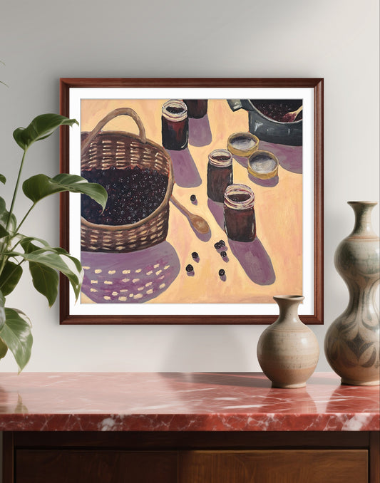 "Blackberry Harvest" Fine Art Print